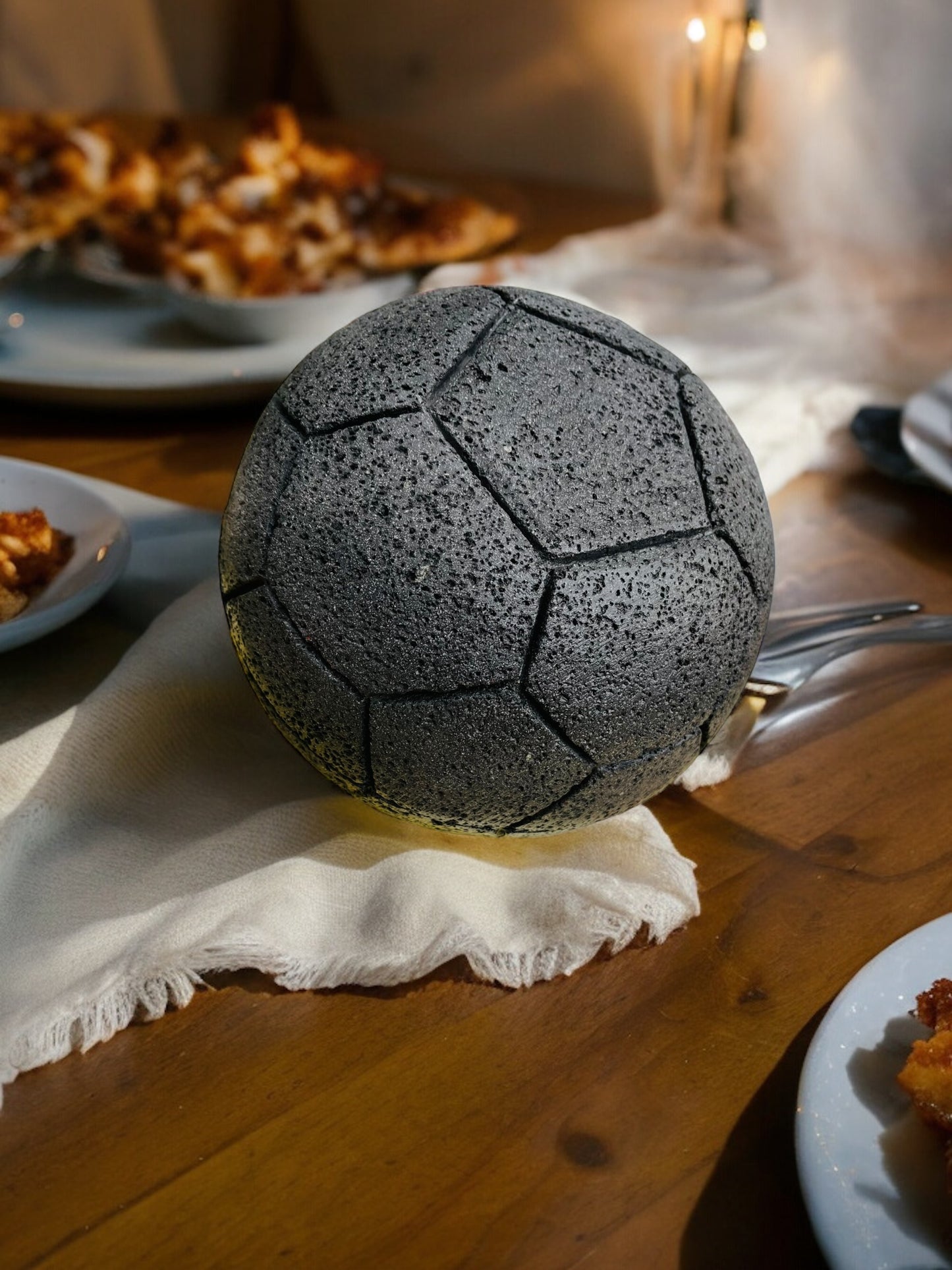 Molcajete con diseño de Balón de Fútbol Soccer