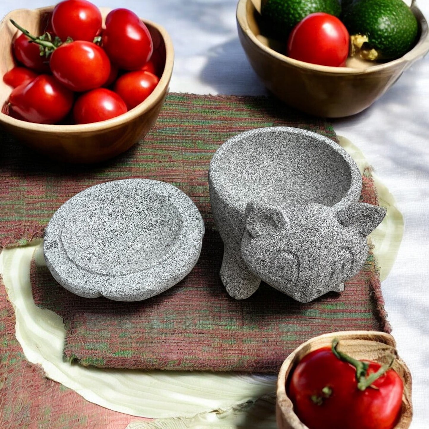 Molcajete de Bulbasaur - Hecho de piedra recinto