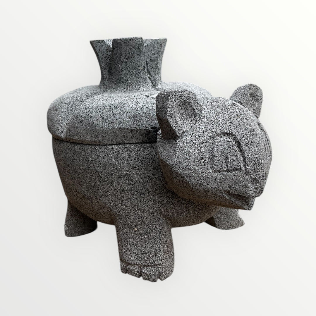 Molcajete de Bulbasaur - Hecho de piedra recinto