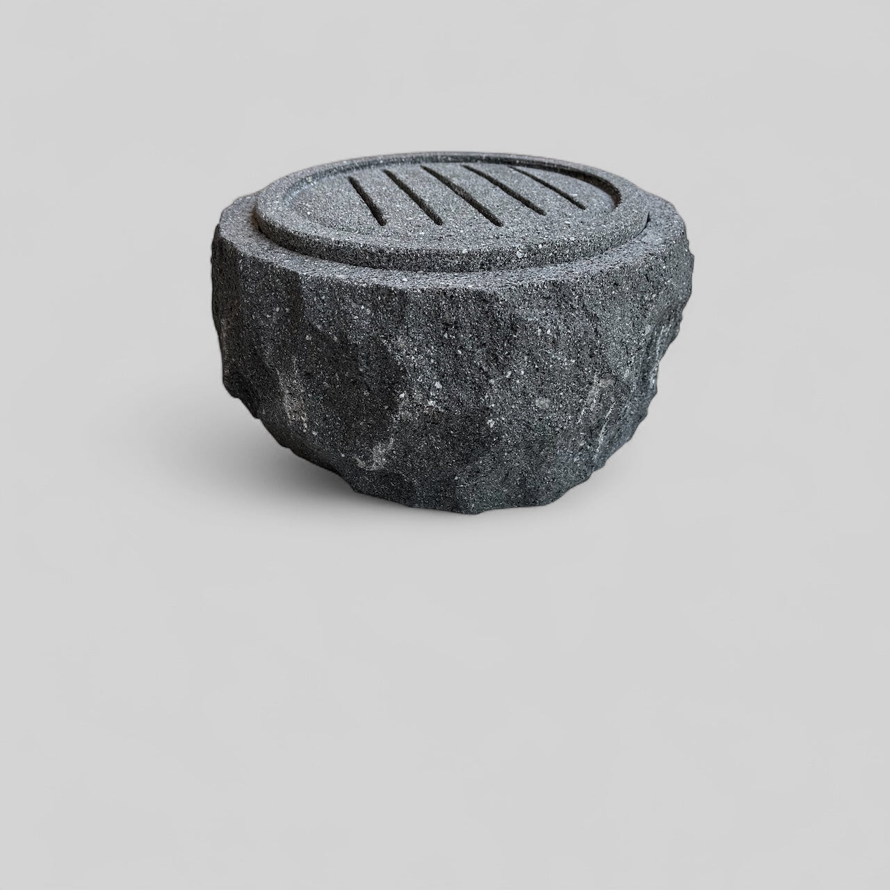 Asador de Piedra Volcánica con Comal