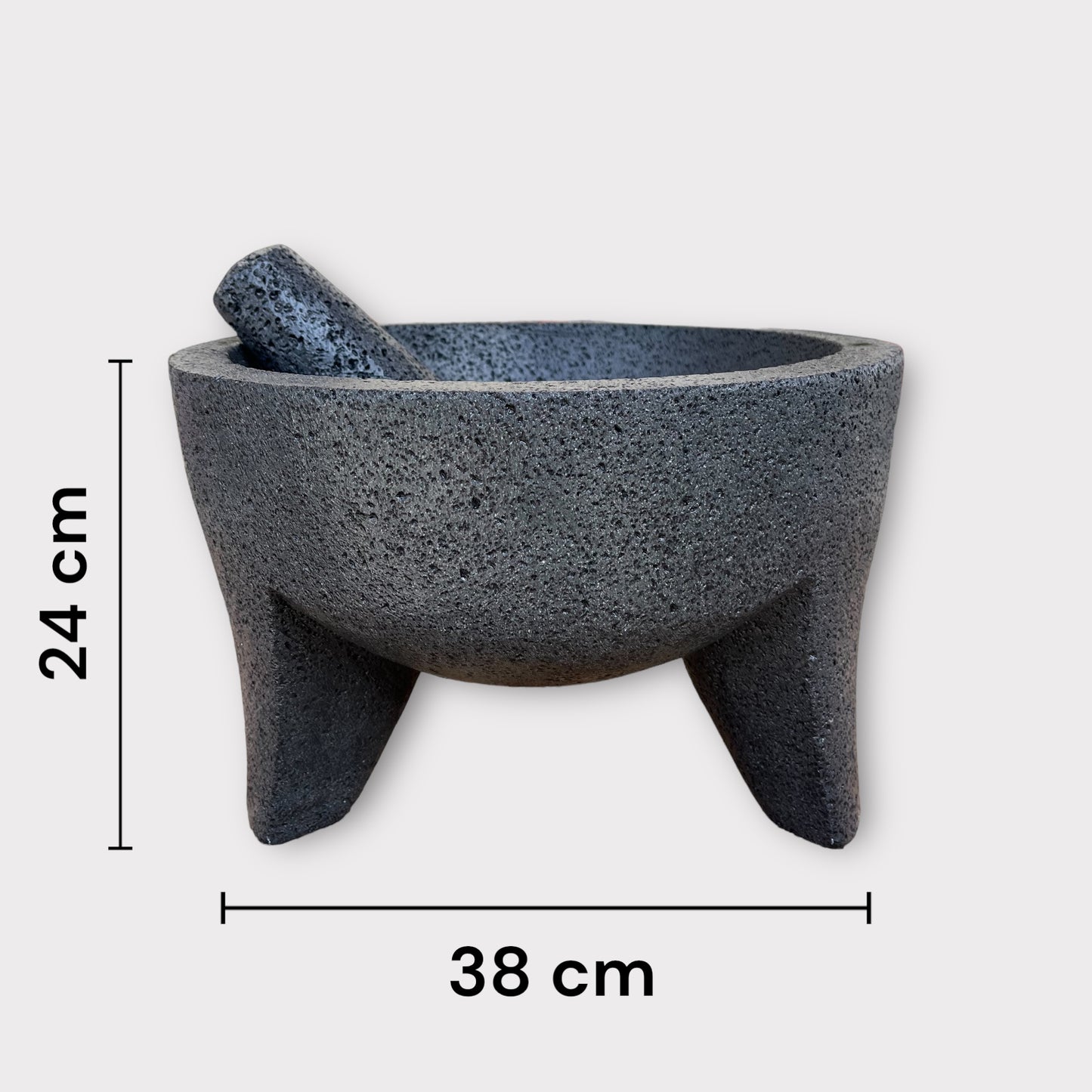 Molcajete de piedra volcánica 7 Litros