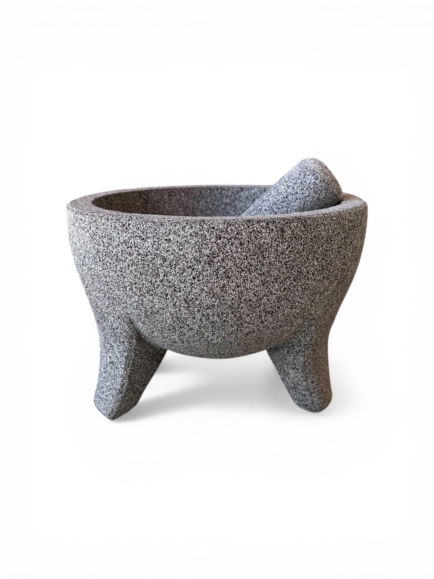 Molcajete de Piedra Recinto Volcánico 1L | Ideal para Especias y Salsas Frías