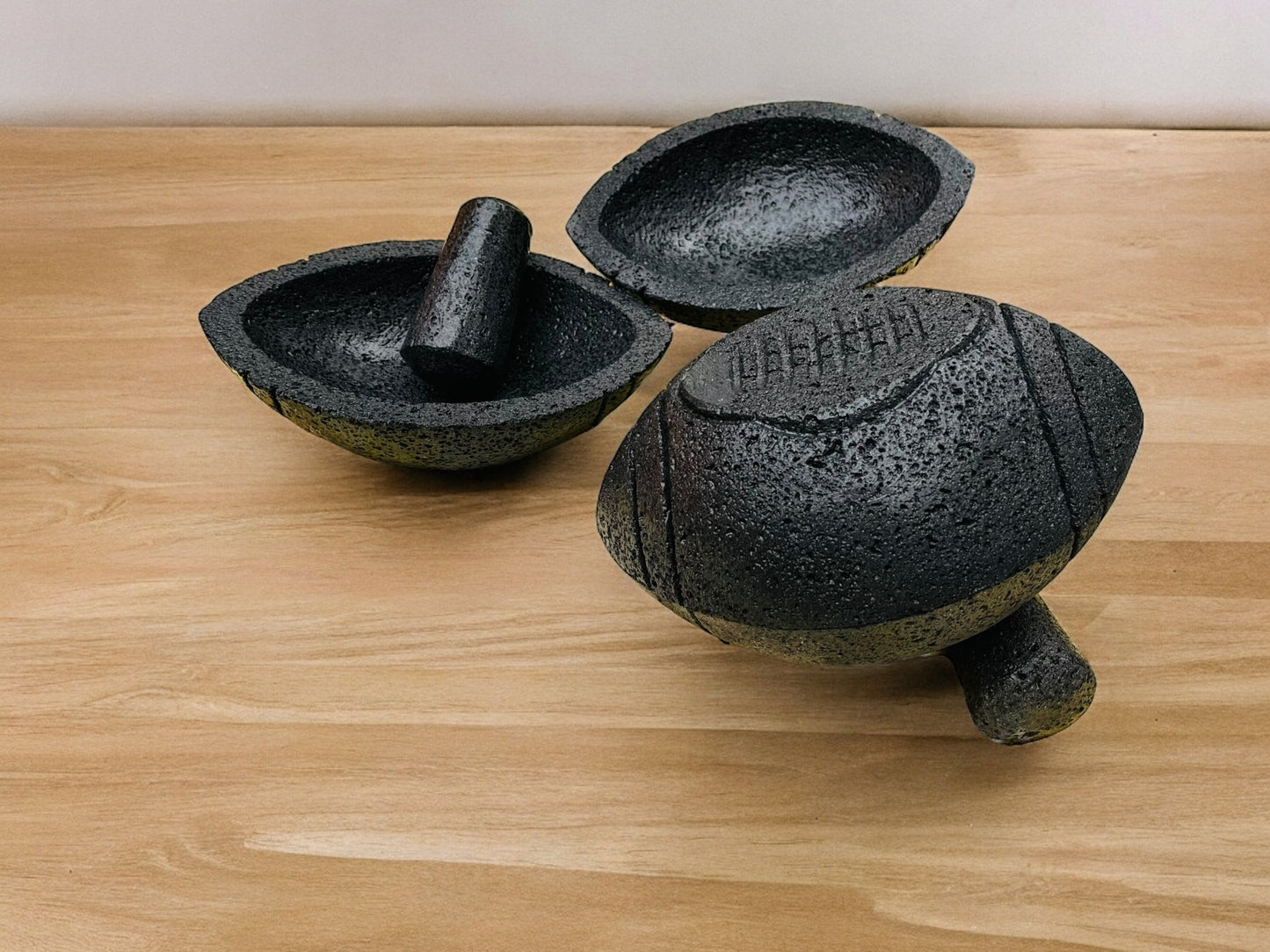 Molcajete con diseño de Balón de Futbol Americano