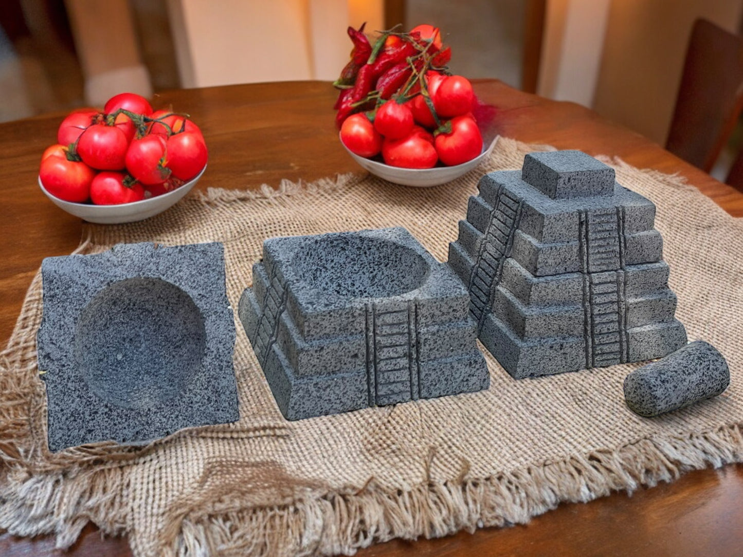 Molcajete diseño de Pirámide