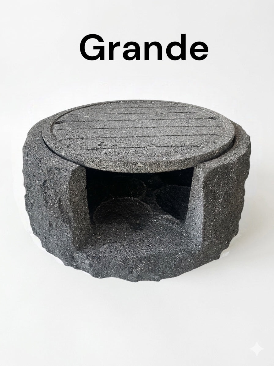 Asador de piedra volcánica 🔥 La forma más auténtica de disfrutar carne asada