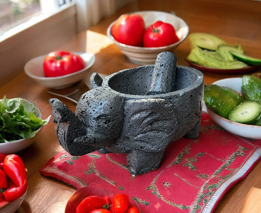 Molcajete con diseño de Elefante