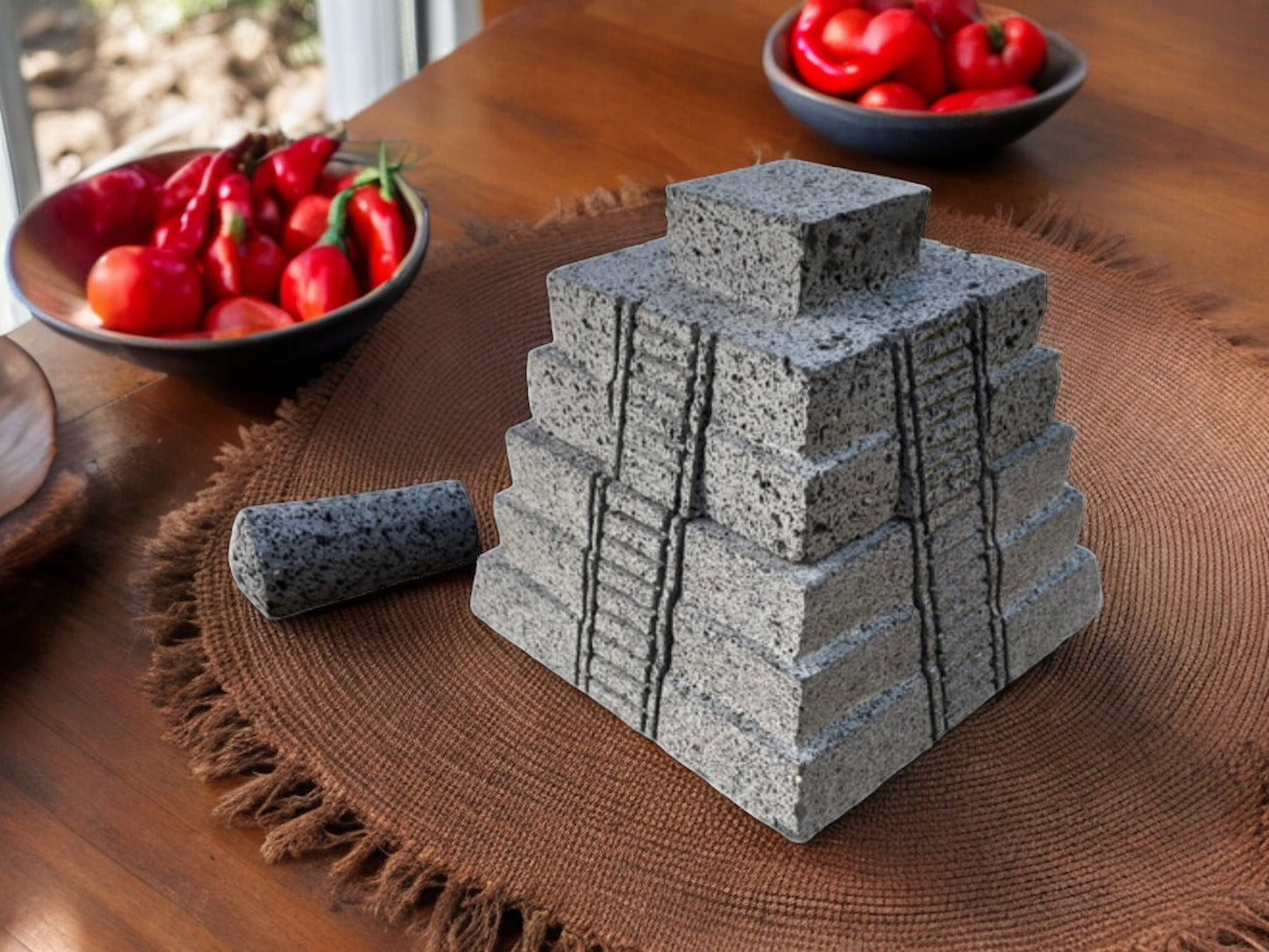 Molcajete diseño de Pirámide