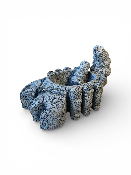 Molcajete with Scorpion design