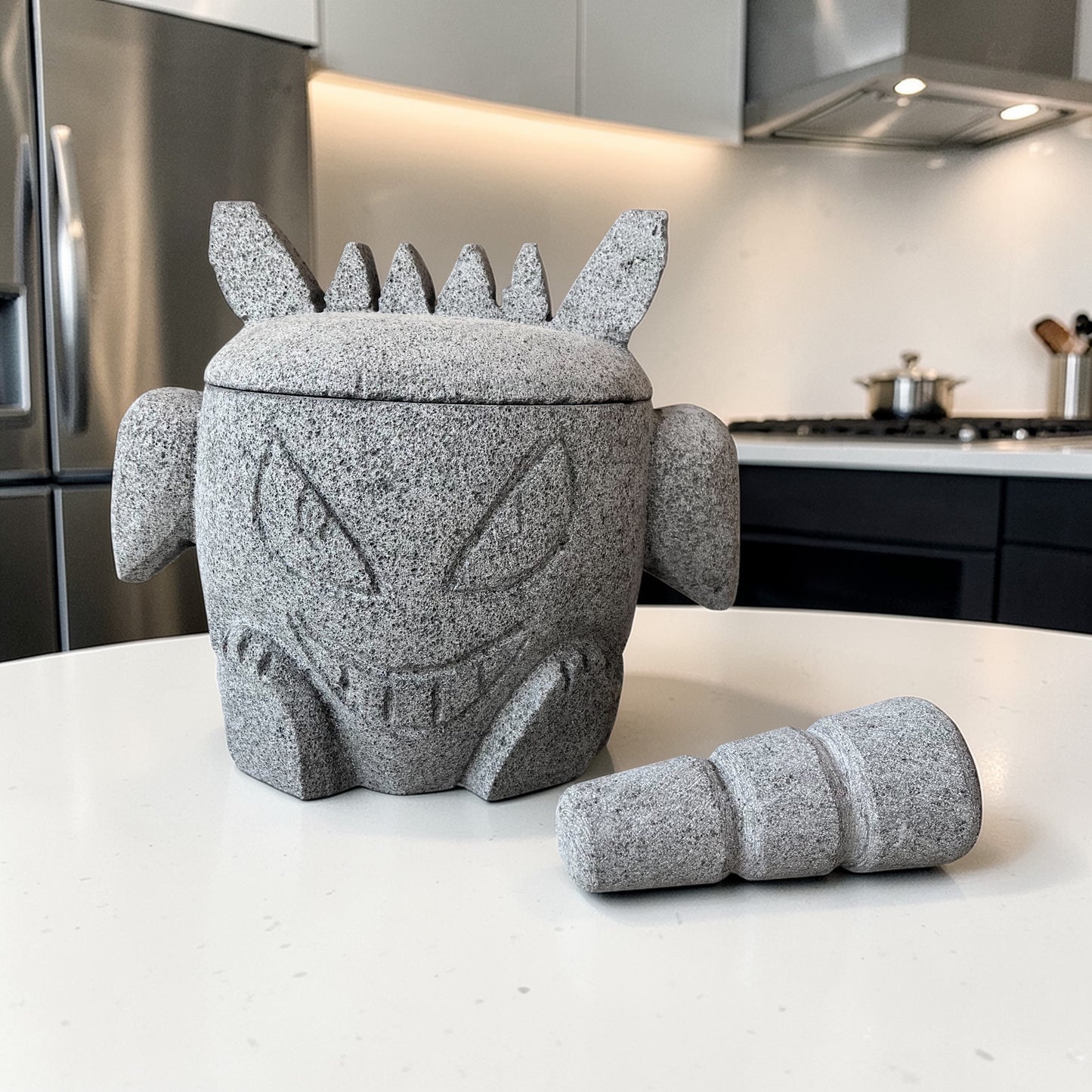 Molcajete Gengar Pokémon - Hecho en Piedra Recinto