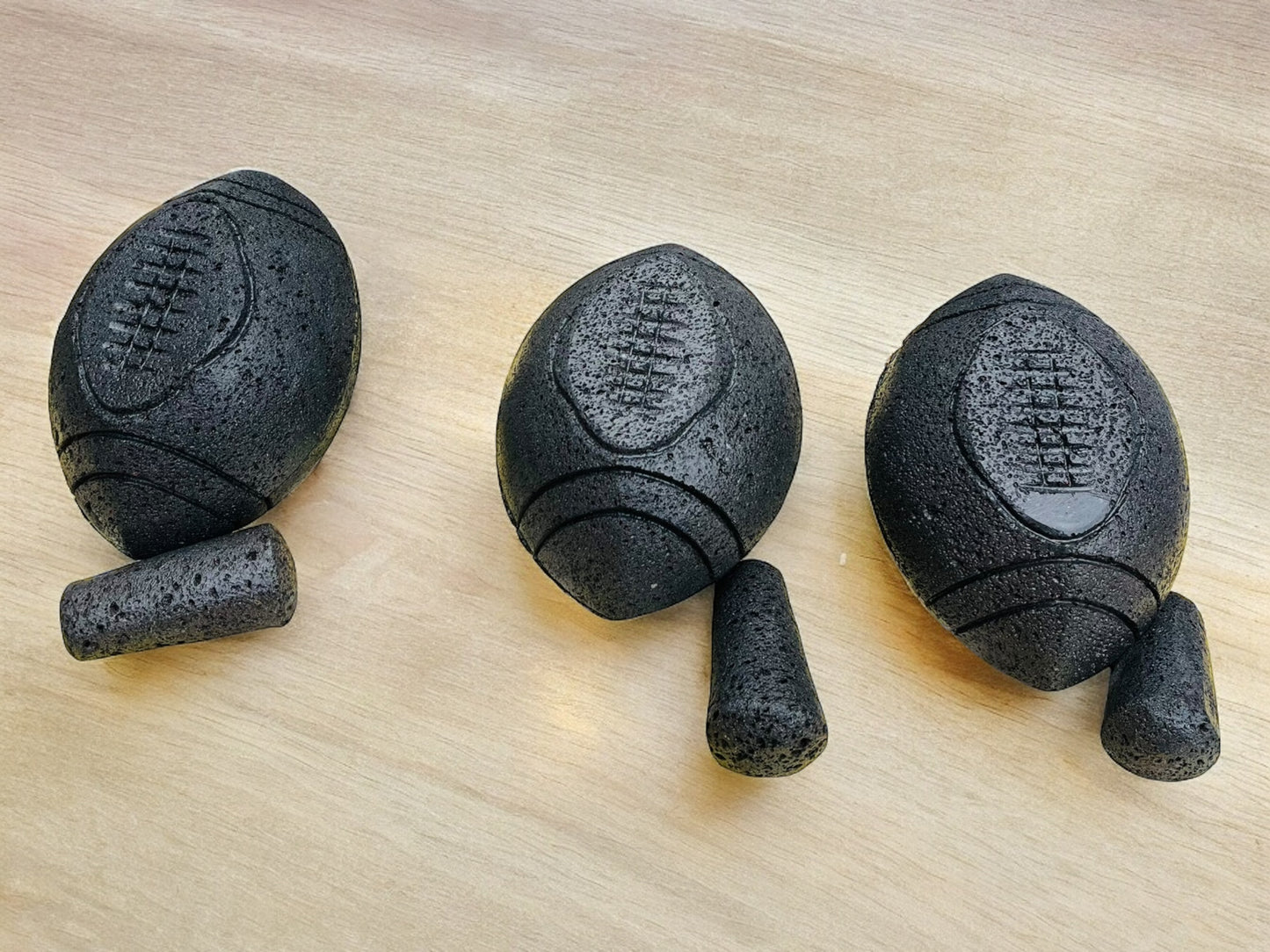 Molcajete con diseño de Balón de Futbol Americano