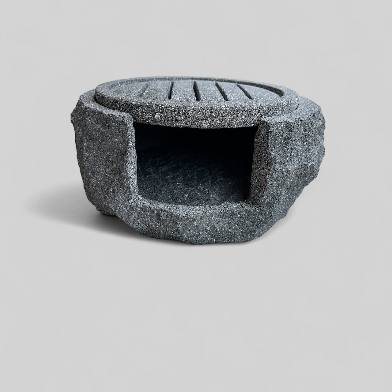 Asador de Piedra Volcánica con Comal