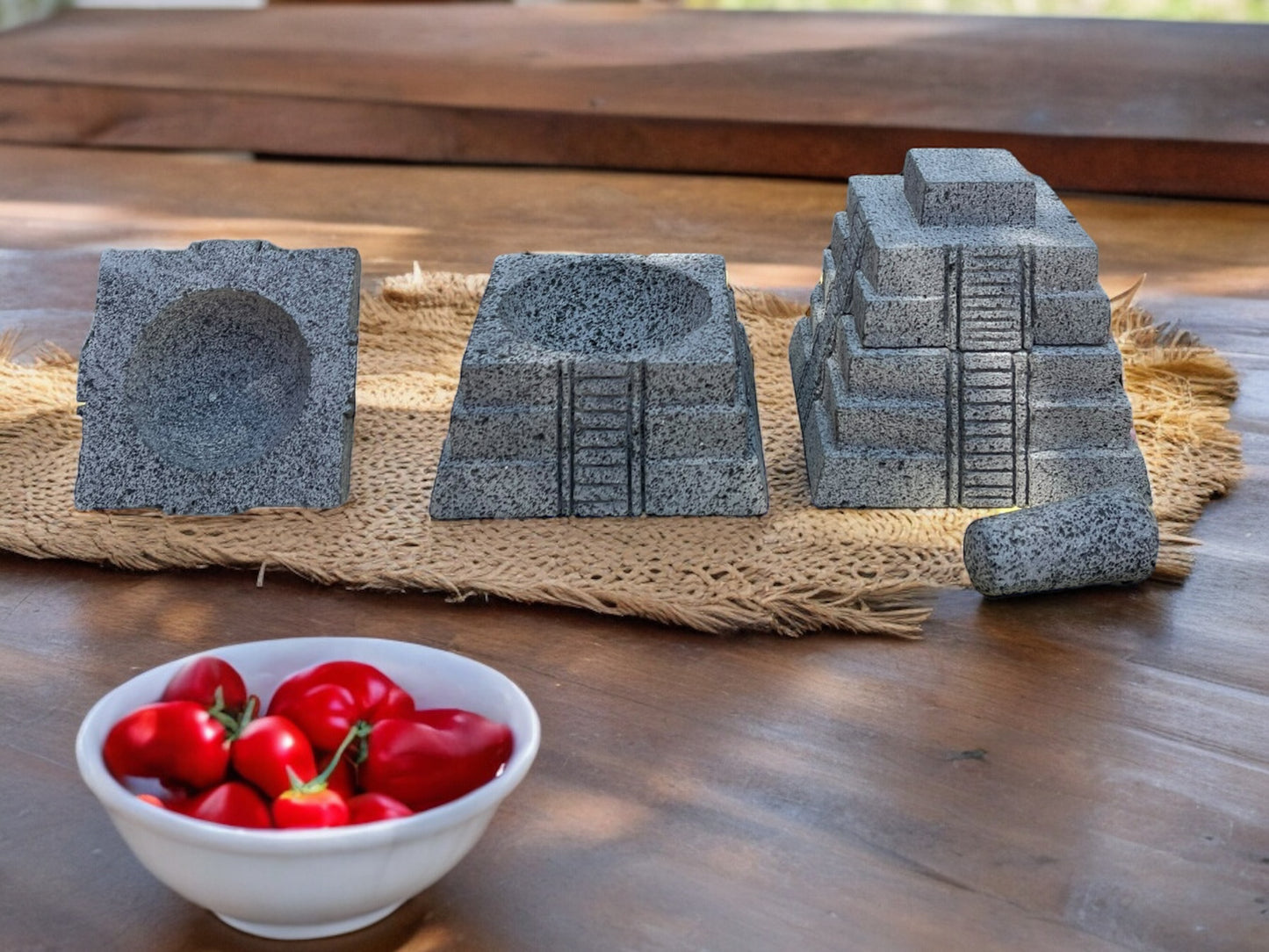 Molcajete diseño de Pirámide