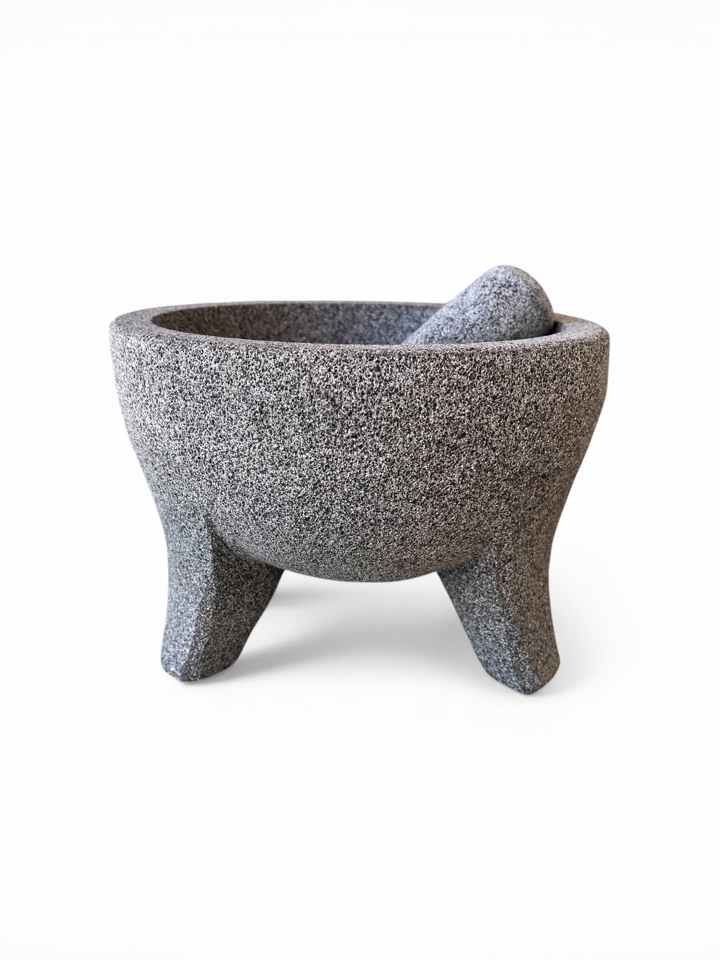 Molcajete de Piedra Recinto Volcánico 1L | Ideal para Especias y Salsas Frías