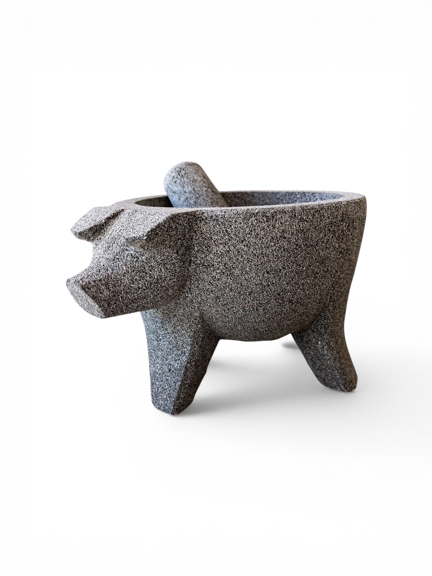 Molcajete de Piedra Recinto Volcánico 1L | Ideal para Especias y Salsas Frías