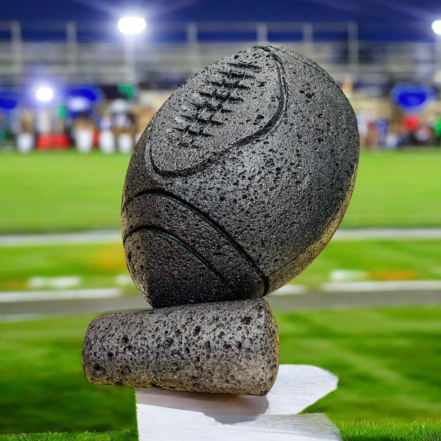 Molcajete con diseño de Balón de Futbol Americano