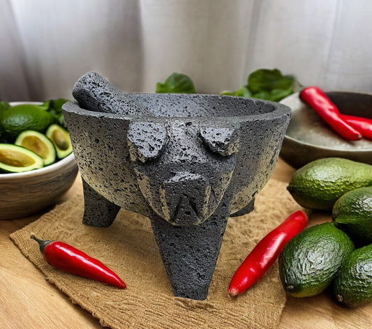 Molcajete de piedra volcánica  3 Litros